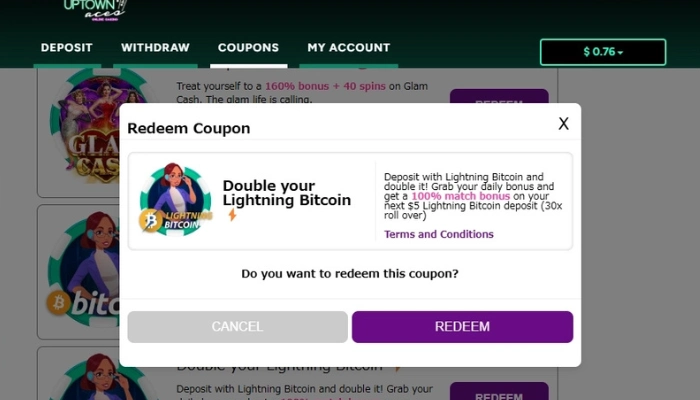 ライトニングビットコイン入金ボーナス