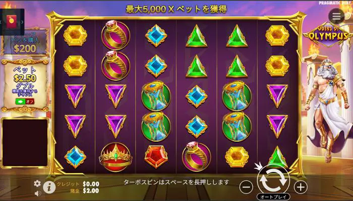 コニベットのGates of Olympus（ゲートオブオリンパス）